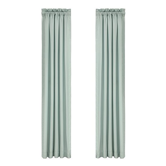Royal Court Spring Social Rod Pocket Room Darkening Set of 2 Curtain Panel