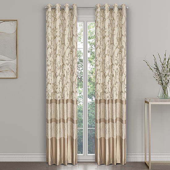 Royal Court Spectra Grommet Top Room Darkening Set of 2 Curtain Panel