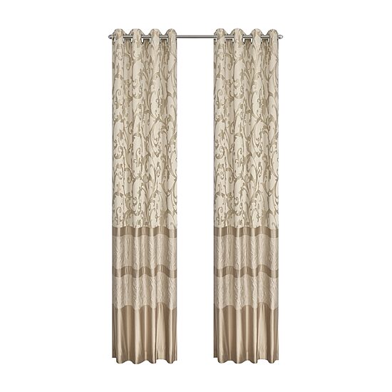 Royal Court Spectra Grommet Top Room Darkening Set of 2 Curtain Panel