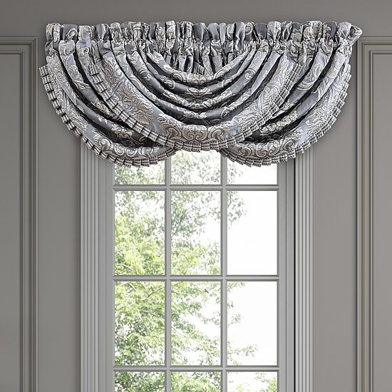 Queen Street Rod Pocket Waterfall Valance