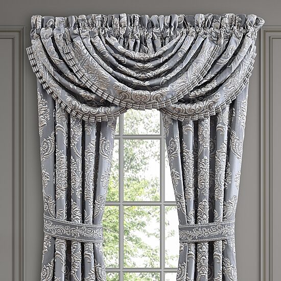 Queen Street Rod Pocket Waterfall Valance
