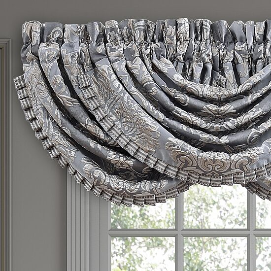 Queen Street Rod Pocket Waterfall Valance