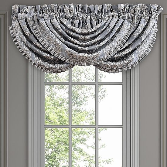 Queen Street Rod Pocket Waterfall Valance