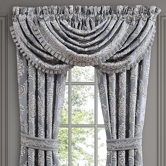 Queen Street Rod Pocket Waterfall Valance