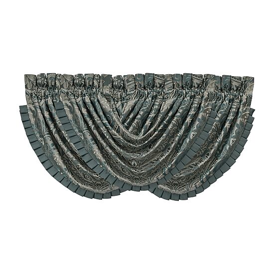Queen Street Renee Rod Pocket Waterfall Valance