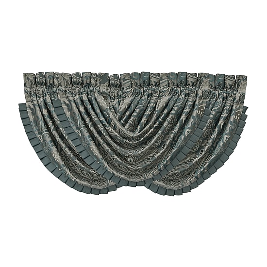 Queen Street Renee Rod Pocket Waterfall Valance