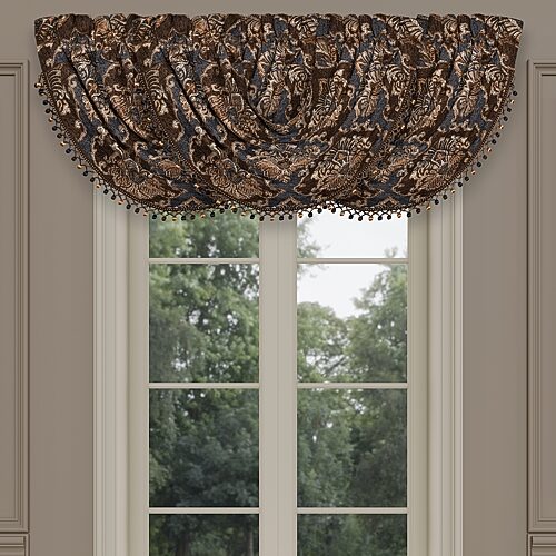 J Queen New York Sofia Window Waterfall Valance, 33" x 43" - Multi