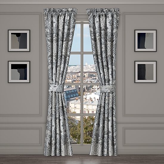 Royal Court Lisbon Rod Pocket Room Darkening Set of 2 Curtain Panel