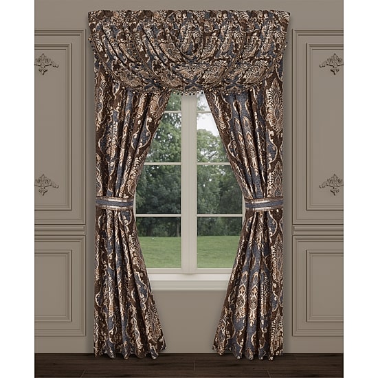 Queen Street Serafina Rod Pocket Room Darkening Set of 2 Curtain Panel