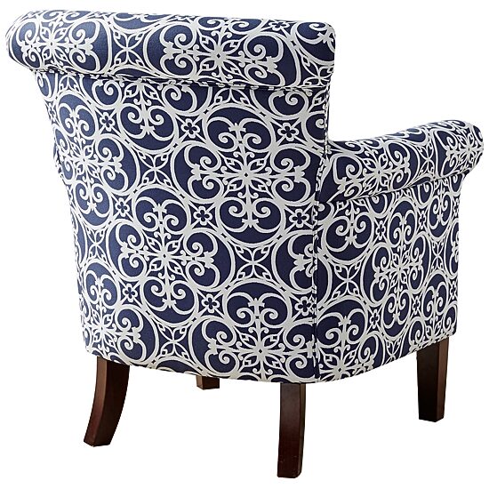Madison Park Miri Navy Accent Chair