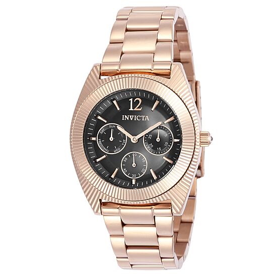 Invicta Angel Womens Rose Goldtone Stainless Steel Bracelet Watch 23751