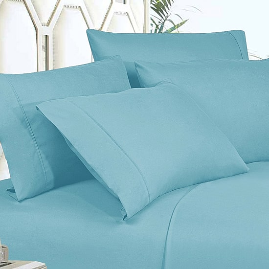 Elegant Comfort Wrinkle Free Silky Soft Bed Sheet Set with 16 inch Deep Pocket