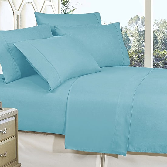 Elegant Comfort Wrinkle Free Silky Soft Bed Sheet Set with 16 inch Deep Pocket