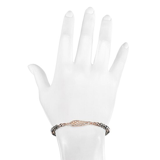 Bijoux Bar Delicates Angel Wing Womens Stretch Bracelet