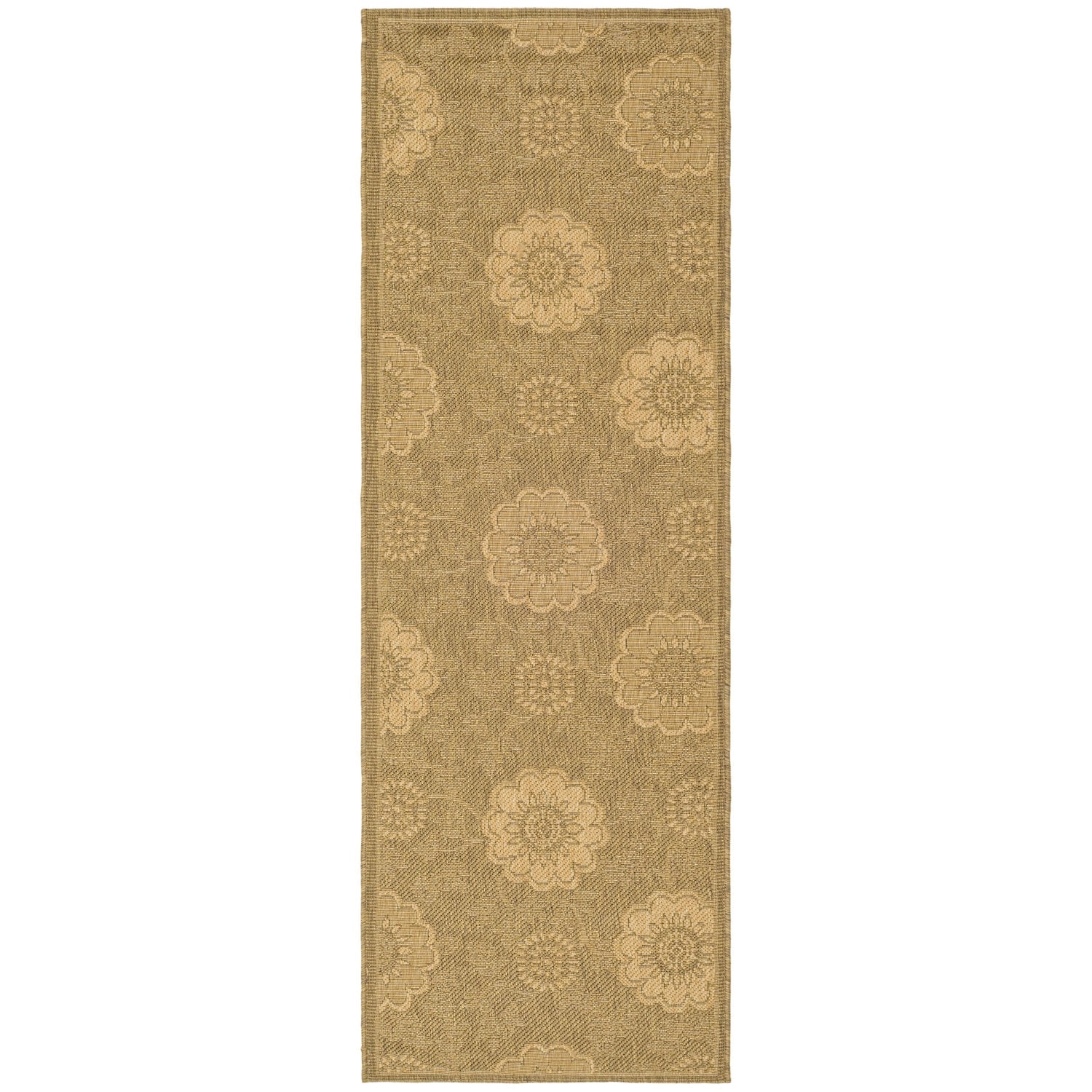 Safavieh Courtyard Collection Crystal Oriental Indoor/Outdoor Runner Rug
