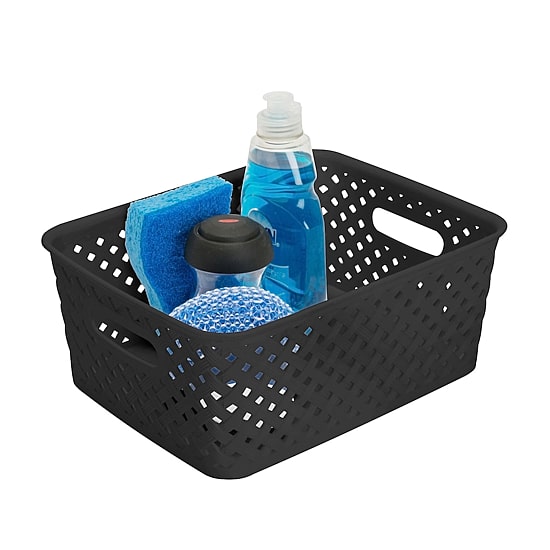 Kennedy International Black Weave Storage Box