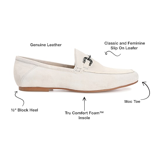 Journee Signature Giia Womens Moc Closed Toe Loafers