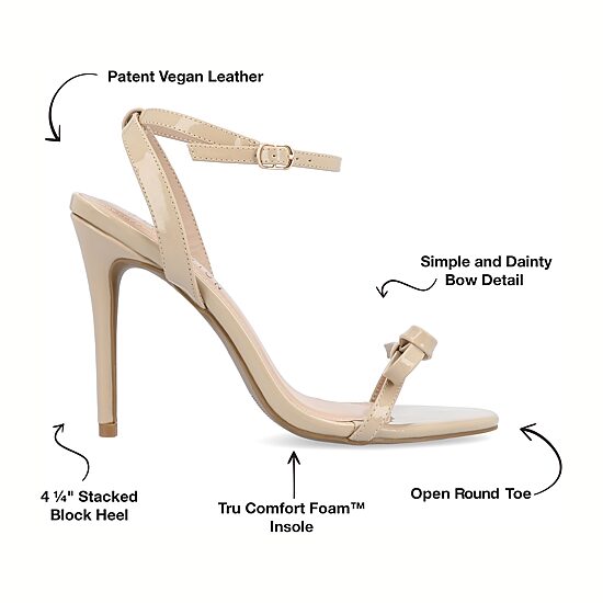 Journee Collection Womens Elvina Heeled Sandals