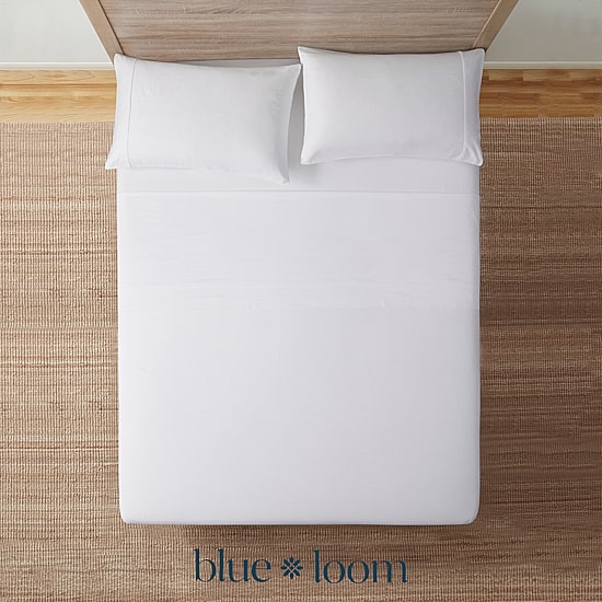 Blue Loom Lane 400tc Sheet Set