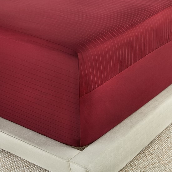 Liz Claiborne 600TC Cotton Sateen Dobby Stripe Wrinkle Free Sheet Set