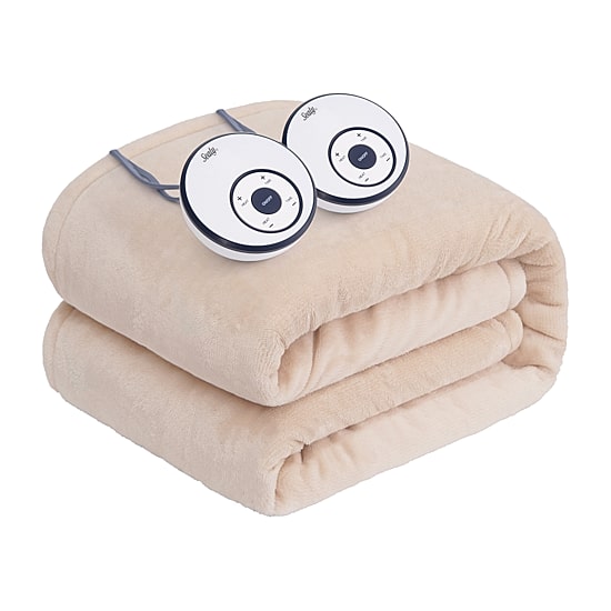 Sealy® Flannel Heated Midweight Blanket