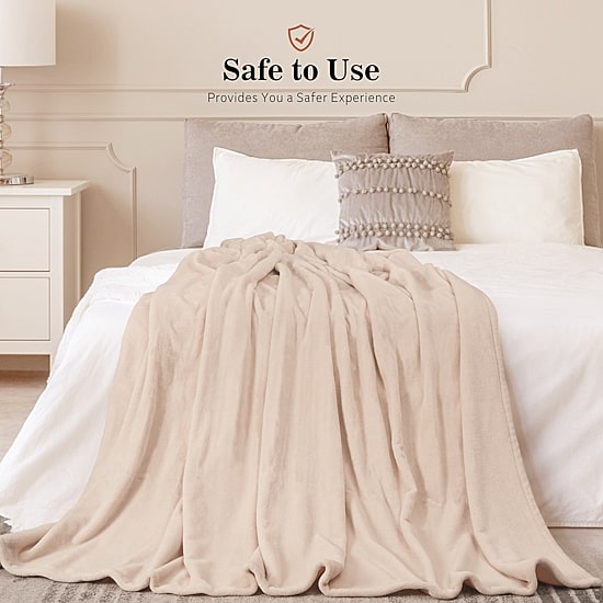 Sealy® Flannel Heated Midweight Blanket