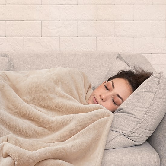 Sealy® Flannel Heated Midweight Blanket