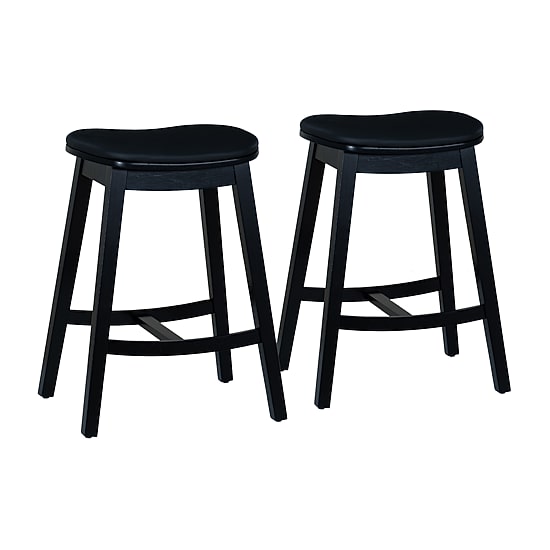 Linon Crofton 1 Pair Counter Height Bar Stool