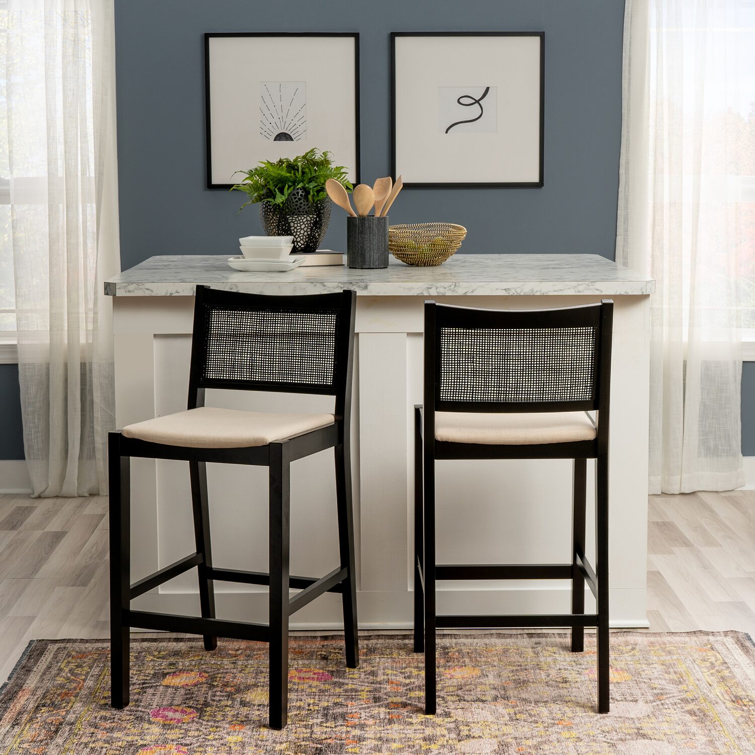 Linon Beymer 1 Pair Bar Stool