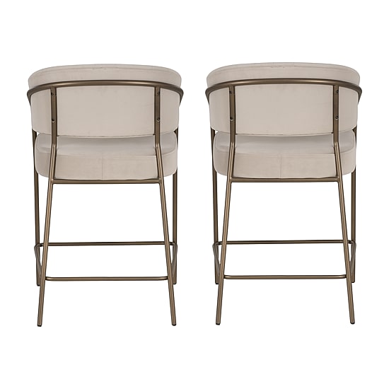 Linon Kinneloa 1 Pair Counter Height Bar Stool