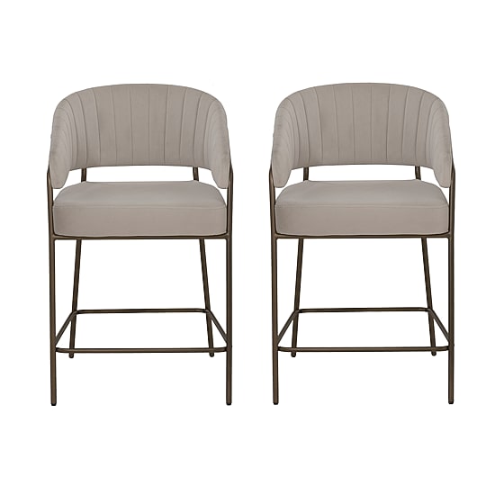Linon Kinneloa 1 Pair Counter Height Bar Stool