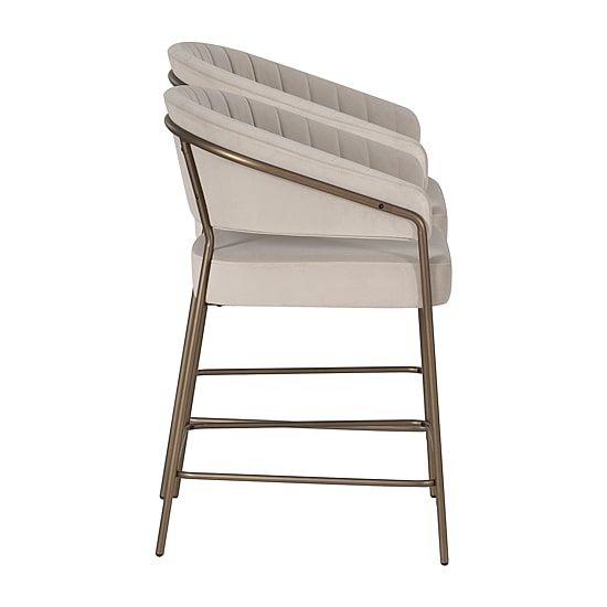 Linon Kinneloa 1 Pair Counter Height Bar Stool