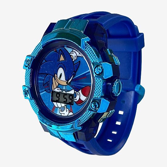 Sonic the Hedgehog Boys Blue Strap Watch Snc4415mjc