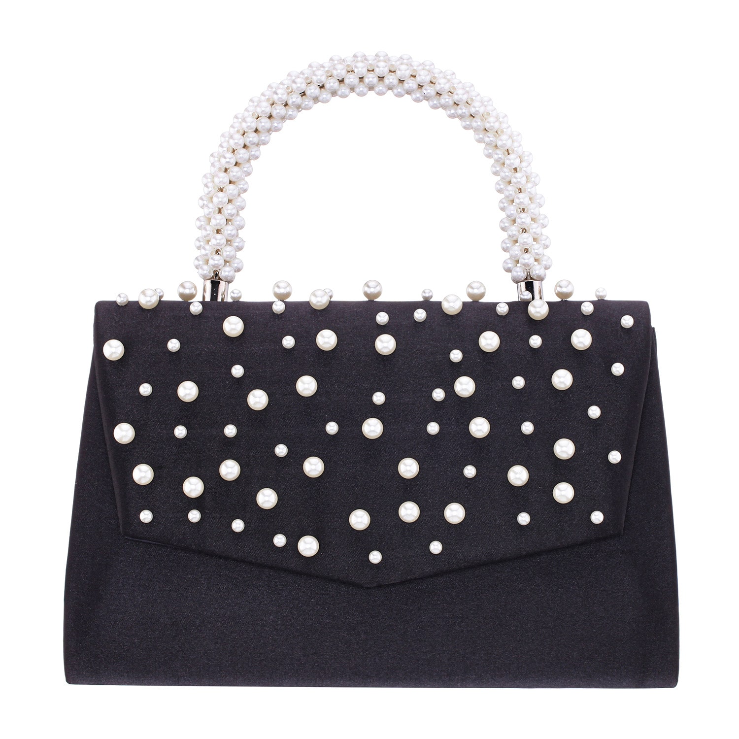 N By Nina Pearl Flap Satchel Evening Bag