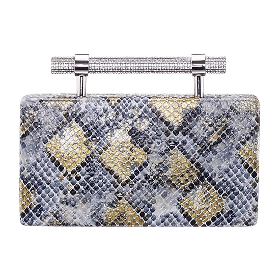 N By Nina Snake Minaudiere Evening Bag