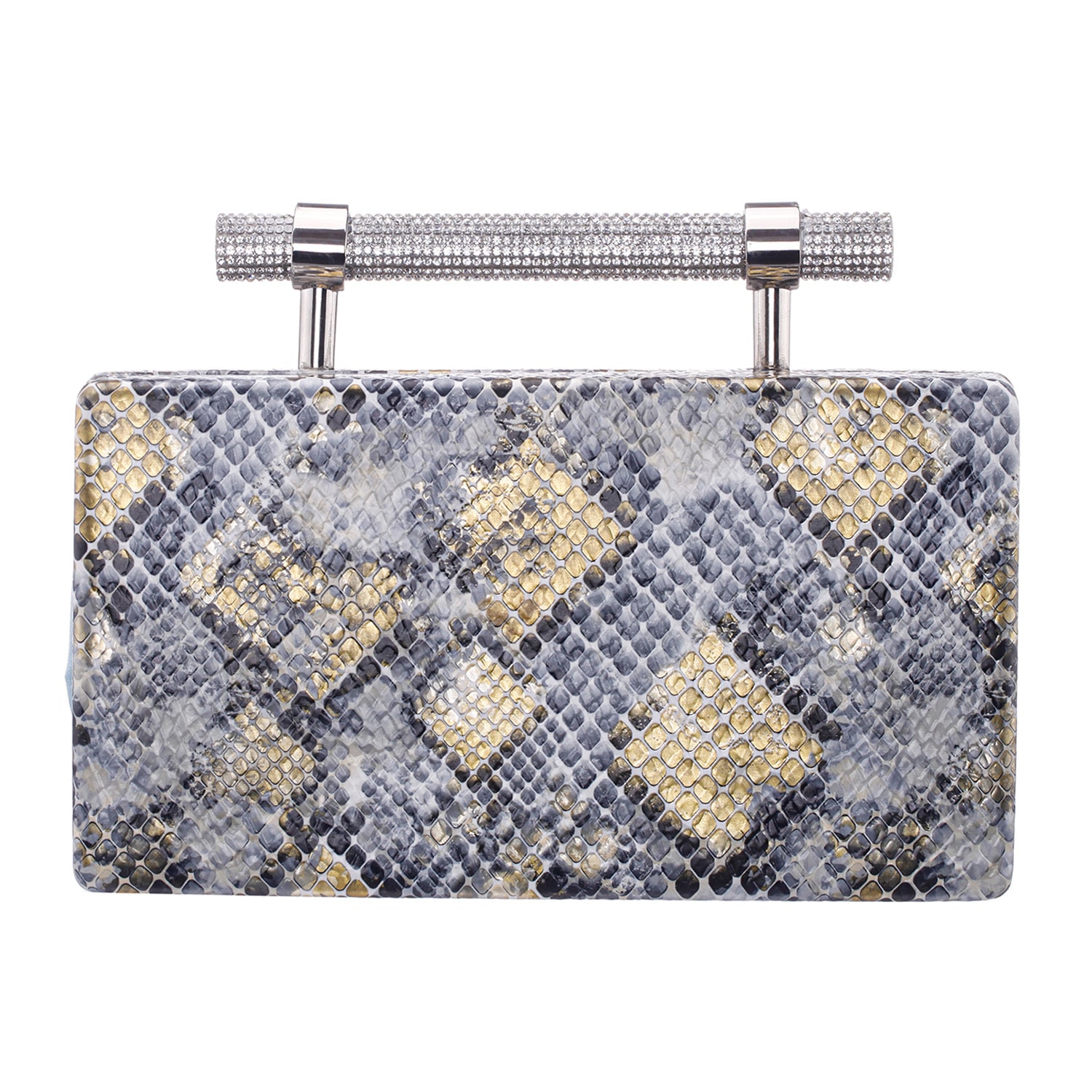 N By Nina Snake Minaudiere Evening Bag