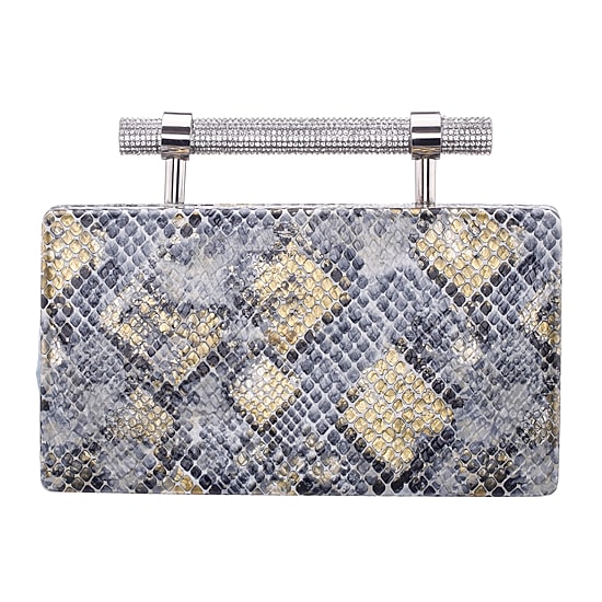 N By Nina Snake Minaudiere Evening Bag