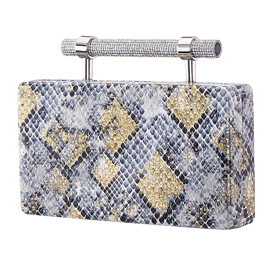 N By Nina Snake Minaudiere Evening Bag
