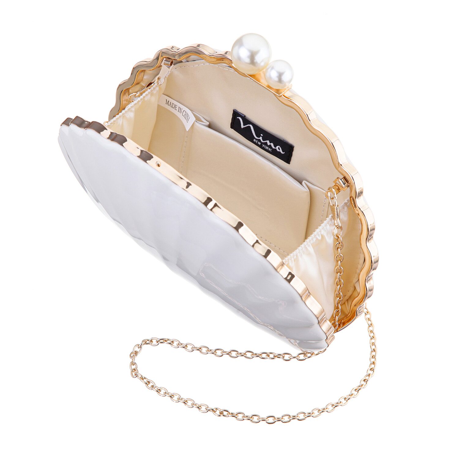 N By Nina Seashell Minaudiere Evening Bag