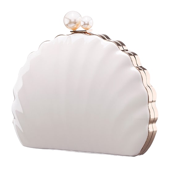 N By Nina Seashell Minaudiere Evening Bag