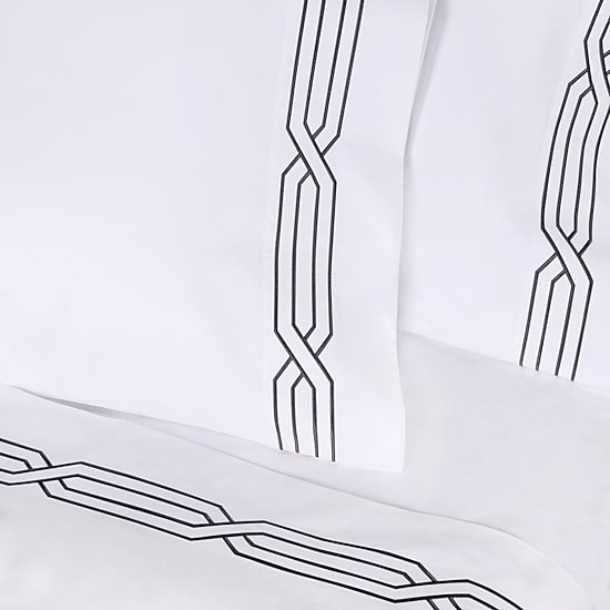 SUPERIOR® Embroidered Scroll Egyptian Cotton 1200tc Sheet set