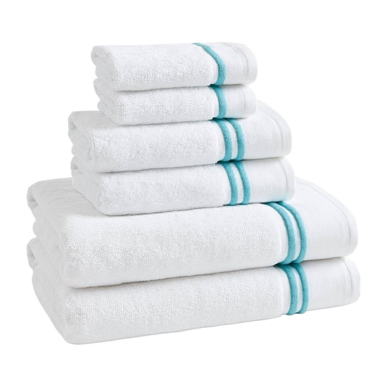 Madison Park Roan Border 6-pc. Quick Dry Bath Towel Set