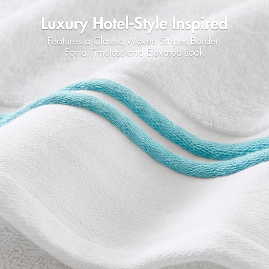 Madison Park Roan Border 6-pc. Quick Dry Bath Towel Set