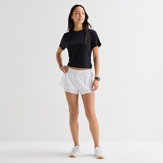 Xersion Ruffle Womens 3 1/2" Running Short