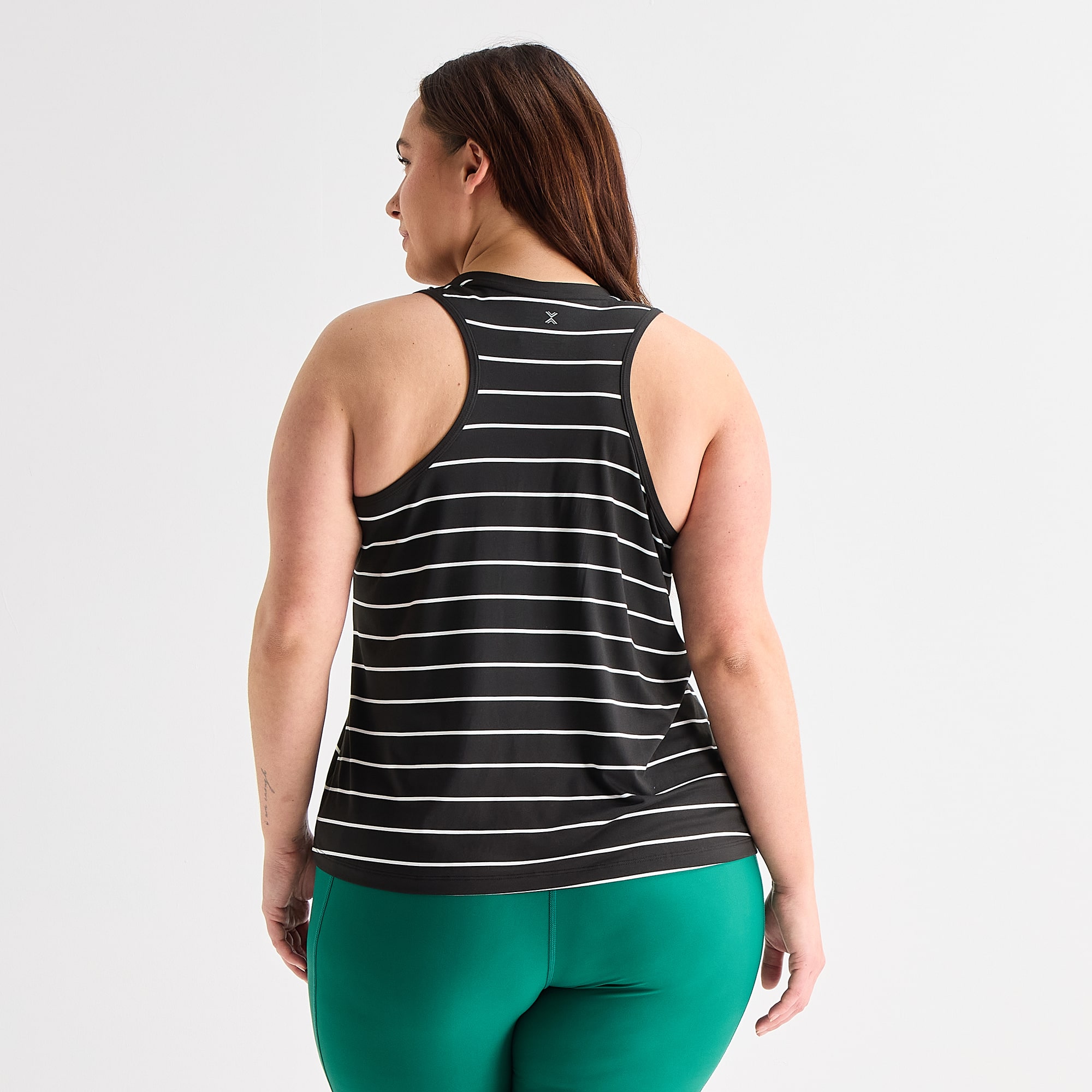 Xersion Womens U Neck Sleeveless Performance Tank Top Plus