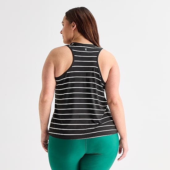 Xersion Womens U Neck Sleeveless Performance Tank Top Plus