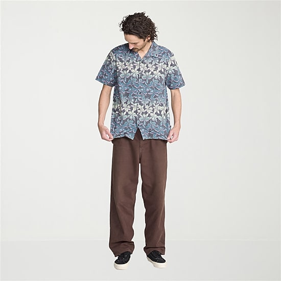 VOLCOM Mens Short Sleeve Regular Fit Button-Down Shirt
