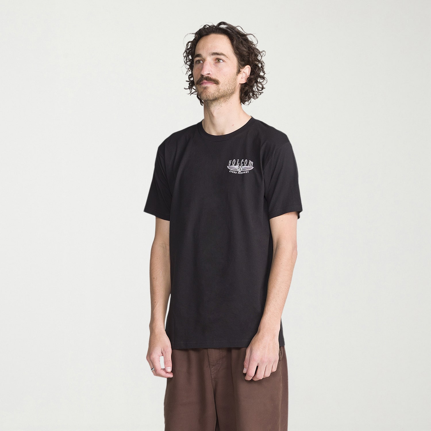 VOLCOM Mens Crew Neck Short Sleeve Regular Fit Graphic T-Shirt