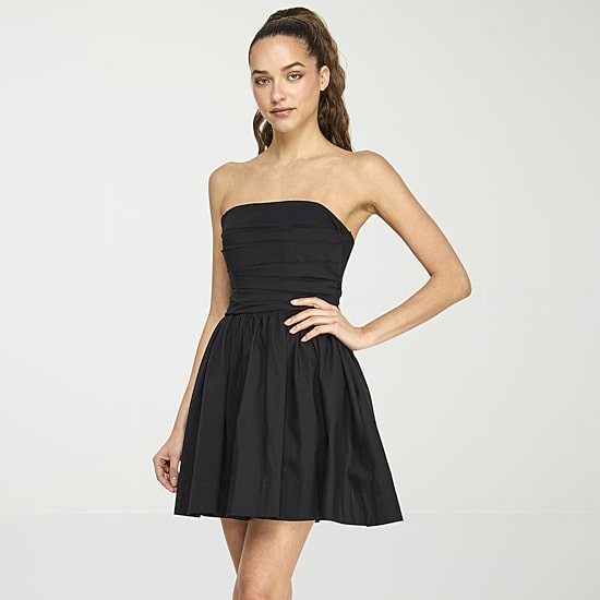 belle vie Womens Strapless Dress