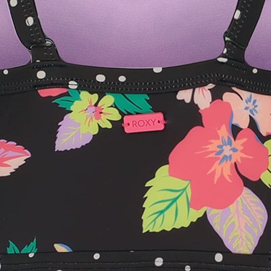 Roxy Big Kid Girls Floral Sleeveless One Piece Swimsuit
